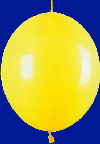 Luftballons, Link a Loon, Kettenballon und Girlandenballon in der Farbe Gelb