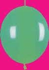 Luftballons, Link a Loon, Kettenballon und Girlandenballon in der Farbe Grün