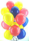 Ballondekoration-Ballontraube-Ballons
