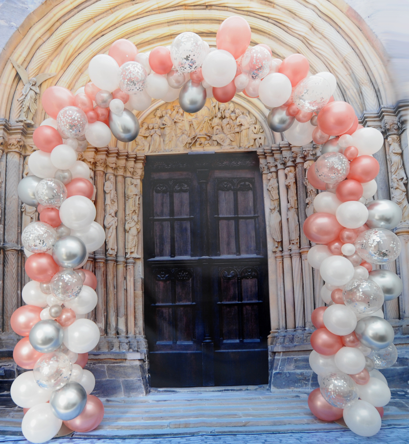 Ballondekoration Portalbogen Hochzeit