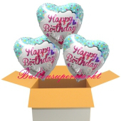 Ballons aus Folie Happy Birthday
