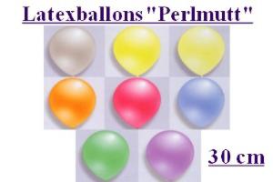 Ballons in Perlmuttfarben, Perlmuttballons in 30 cm