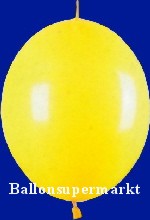 Girlandenballon-Kettenballon-Luftballon-Link-a-Loon-Gelb