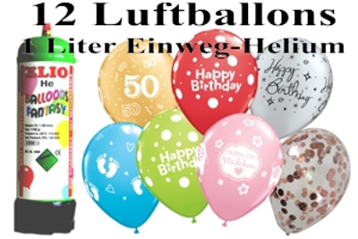 ballons helium sets luftballons 1 liter helium