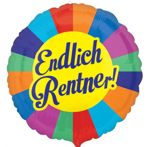 Ballongrüße Endlich Rentner