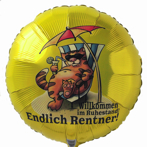 Ballongrüße Endlich Rentner Willkommen im Ruhestand
