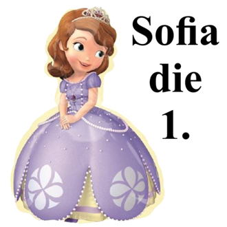 Folienballon Shape Sofia die 1.