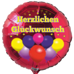 Ballongrüße Herzlichen Glückwunsch