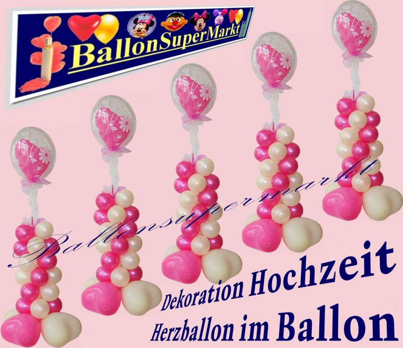 Ballondeko-Hochzeit-Bubble-Luftballon-mit-Herzluftballon
