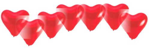 Herzballons-Herzluftballons-Luftballons-Herzen-Hochzeit-in-Rot