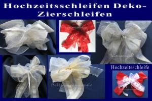Hochzeit-Deko-Schleifen-Hochzeitsschleifen - Hochzeit-Deko-Schleifen-Hochzeitsschleifen