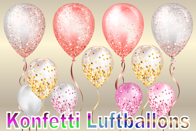 Konfetti Luftballons: Der Hit unter den Luftballons