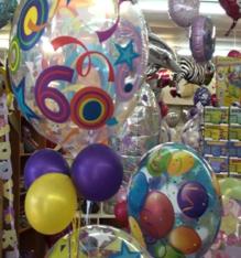 Luftballone im Ballonsupermarkt