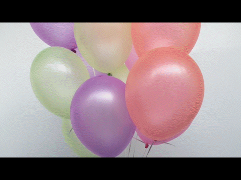 Luftballons Neon Farben