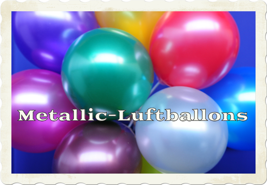 Metallic Luftballons vom Ballonsupermarkt