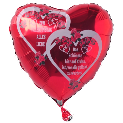 3x R25F11 Herz Helium Folienballons Valentinstag Geschenk Liebe Meine Valentine 