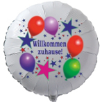 Ballongrüße Willkommen zuhause