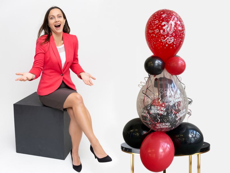 Dekoration zum 30. Geburtstag