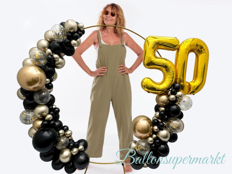 Dekoration zum 50. Geburtstag