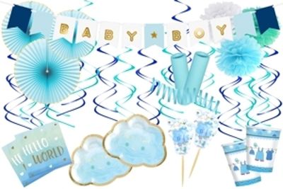 Dekoration zur Geburt eines Jungen