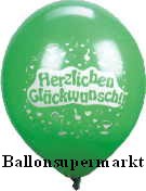 Latexballons, Motiv: Herzlichen Glückwunsch