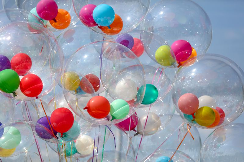 Luftballons im Fachhandel