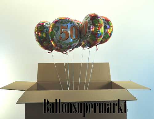 luftballons zum 50. geburtstag bestellen