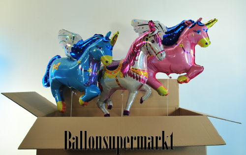 pegasus und zirkuspony luftballons bestellen