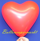 richtig aufgeblasener Herzluftballon