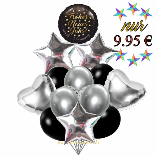 Luftballons Silvester Partyset 11