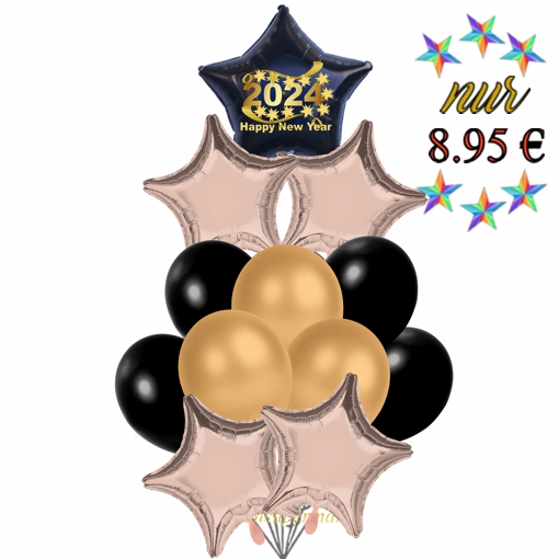 Luftballons Silvester Partyset 11