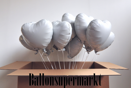 weiße herzluftballons zur hochzeit bestellen